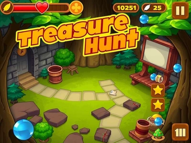 Ginger Treasure Hunt Game Screenshot